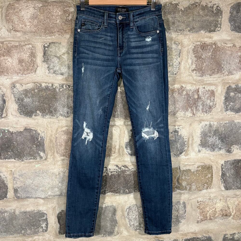 Judy Blue Dark Blue Straight Leg Jeans